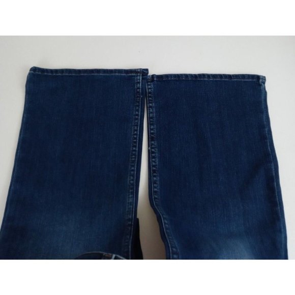 NWT Lee Regular Fit Bootcut Whiskered Distressed Jeans Size 16P - Picture 8 of 10